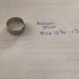 Mexican sterling Silver Ring
